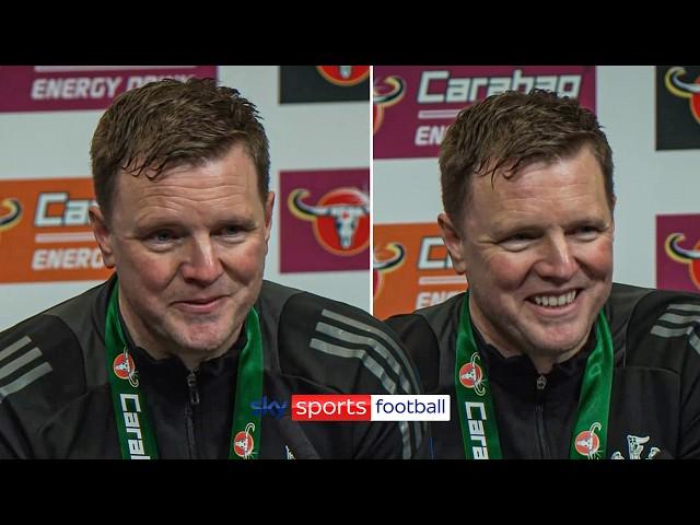 Eddie Howe EMOTIONAL Carabao Cup final post-match press conference