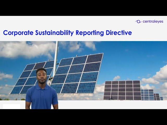 What is Corporate Sustainability Reporting Directive | Centraleyes