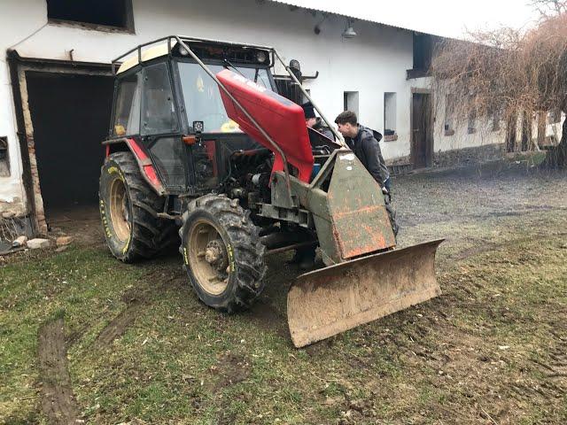 FarmVlog#7 Zetor 7045 start po 3. měsících a menší GO (EPIC SOUND)