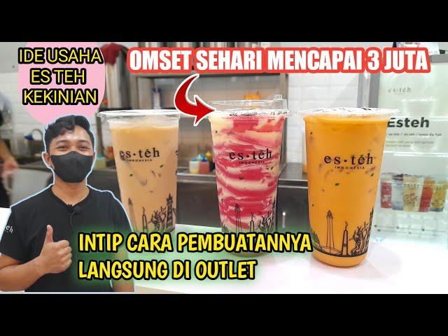 ES TEH VIRAL !! DI AJARIN CARA MEMBUATNYA LANGSUNG DI OUTLET || SEHARI OMSET 3 JUTA