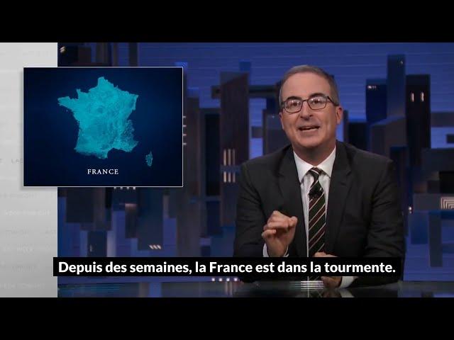 La réforme des retraites vue des États-Unis !  VOSTFR ( Talk show: Last Week Tonight - John Oliver)