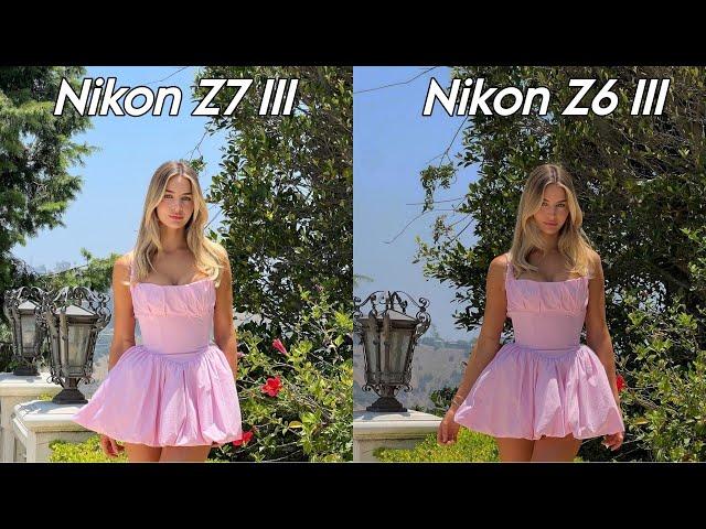 Nikon Z7 III Vs Nikon Z6 III Camera Test Comparison