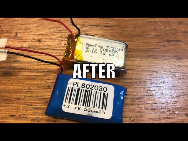 RunCam3 Battery exchange