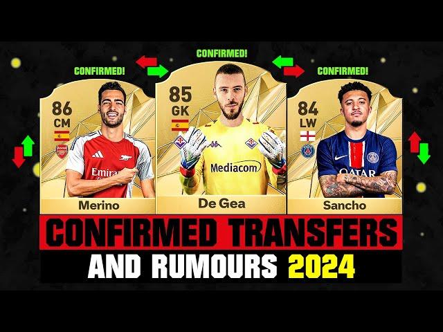 FIFA 25 | NEW CONFIRMED TRANSFERS & RUMOURS!  ft. De Gea, Merino, Sancho... etc