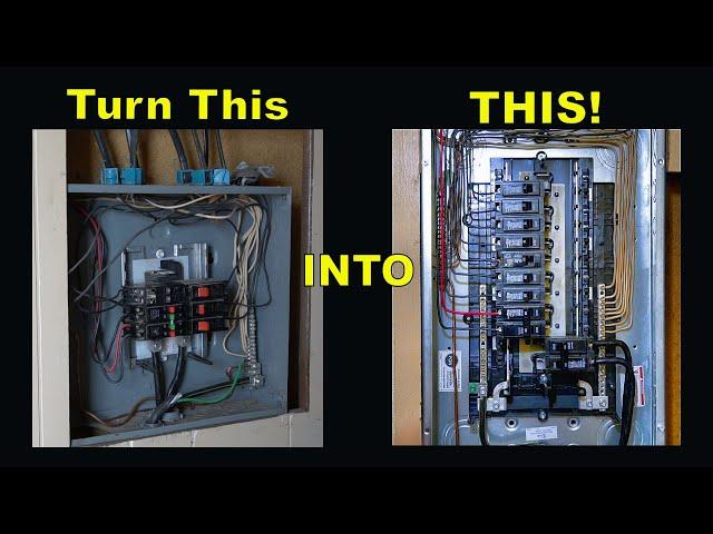  How to Upgrade your Main Breaker Panel.  Step by Step Guide  