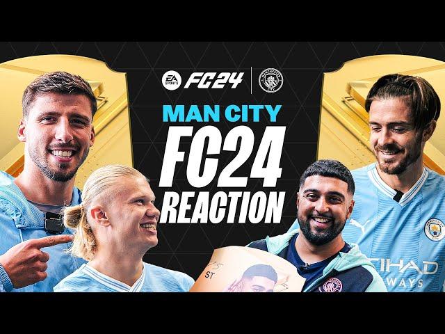 Man City REACT to FC24 Ratings!  | Haaland, Grealish, Alvarez