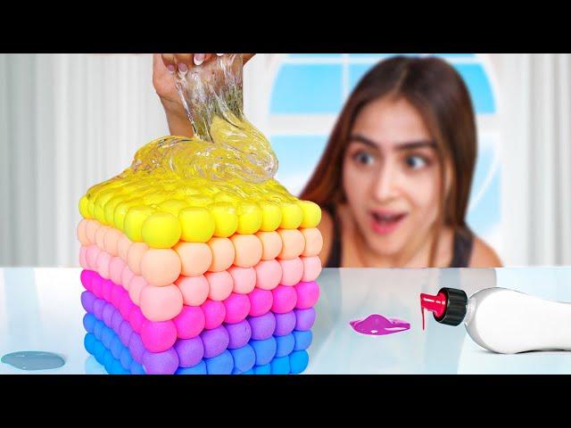 Adding TOO MUCH Ingredients into Slime!!!