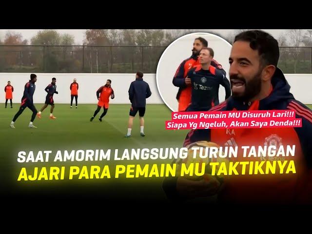 Beda Cara Ngelatihnya Dengan Ten Hag!! Lihat Reaksi Para Pemain MU, Saat Dilatih Dengan Ruben Amorim