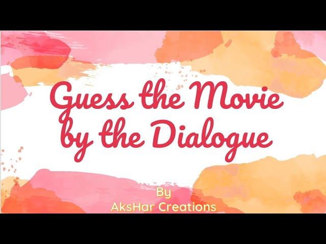 Guess the Movie by Dialogue | Telugu Dialogue Quiz | Identify the Dialogue | AksHar Creations