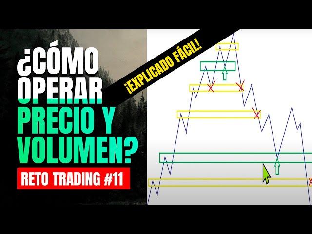 [RETO 11 Trading ] ¿Cómo operamos precio y volumen en Intradía? *PRINCIPIANTES*  ▶️ Curso 2024