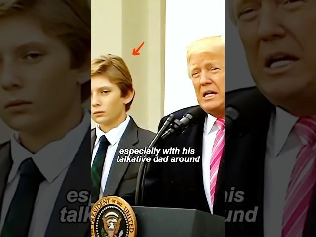 Barron learned from Melania what Trump never taught him#youtubeshorts #shorts #celebrity #trump