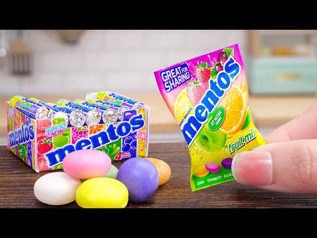 Making the Miniature Mentos Experiment | Awesome Tiny Mentos Candy Party | Miniature Cooking