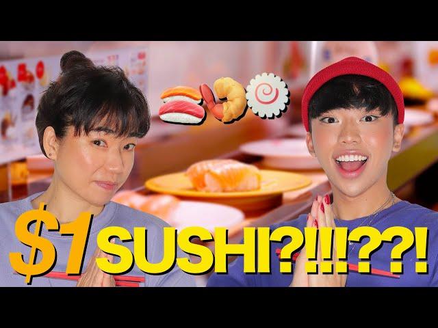 Conveyor Belt Sushi Mukbang | Sushi-Go-Round in Tokyo | worldofxtra