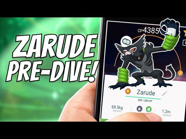 Zarude Pre Dive in Pokemon Go! Coming soon!