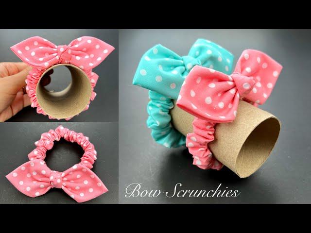 DIY Fabric Scrunchies.