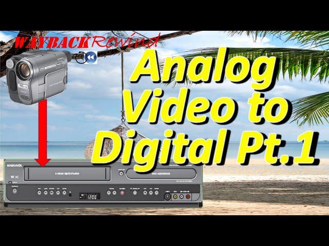 How To Convert Analog to Digital pt. 1 - One Touch Recording using a DVD Recorder.