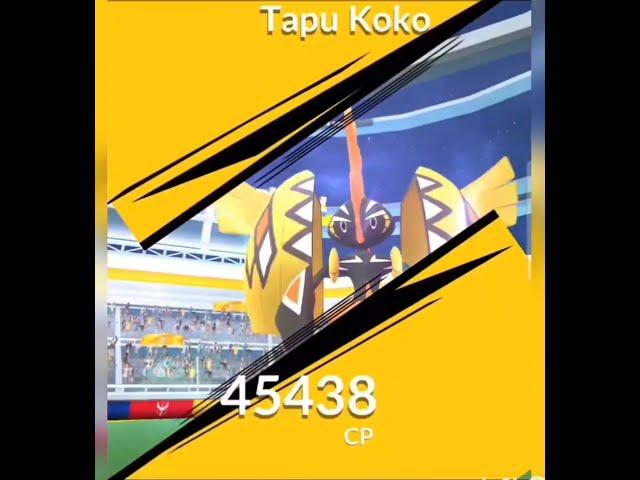 Tapu Koko Pokemon Go Raid EPIC BATTLE