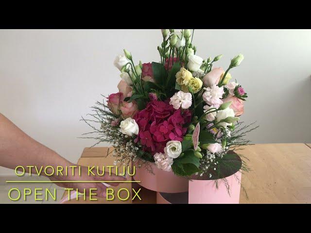 Cvjetna kutija iznenađenja/Opening flower gift box