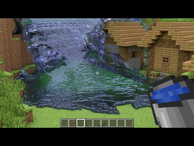 real life water animation in minecraft