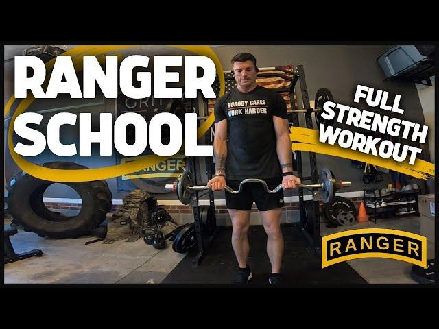 Ranger School Strength Workout | From the 13-Week Ranger School Fitness Program