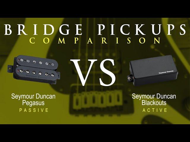 Seymour Duncan PEGASUS vs BLACKOUTS - Bridge Pickup Guitar Comparison / Demo