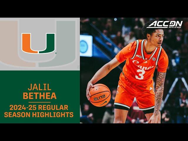 Jalil Bethea 2024-25 Regular Season Highlights | Miami Guard