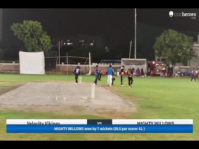 Live Cricket Match | Velocity Vikings vs MIGHTY WILLOWS | 26-Jul-24 08:44 PM 20 overs | Individual m