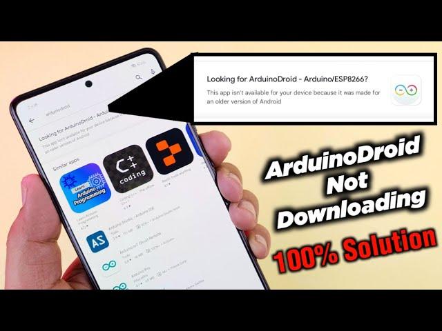 ArduinoDroid application not downloading | ArduinoDroid App Not Installing Option In Play Store