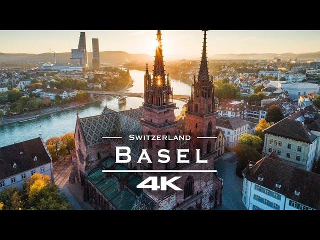 Basel - Switzerland  - by drone [4K]