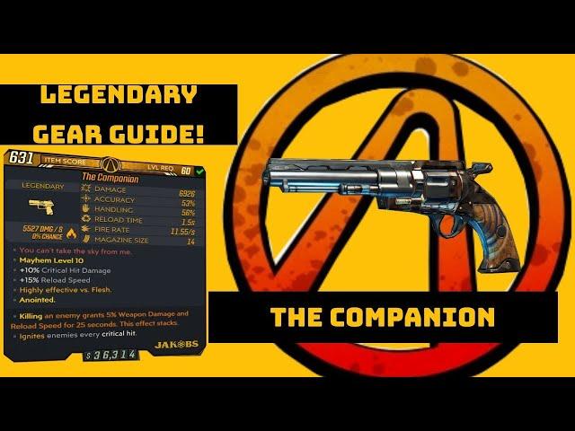 BORDERLANDS 3: THE COMPANION LEGENDARY WEAPON AND FARMING REVIEW GUIDE