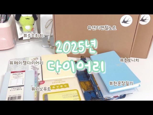 2025년 다이어리 선택 예쁘면 무조건 고고! 일단 사고보는 사람