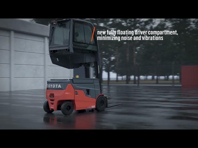 Toyota Material Handling | 48V & 80V Electric Pneumatic Forklifts (8FBM/ 9FBM/ 9FBH Models)