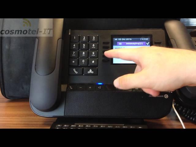 Alcatel-Lucent 8068/8038/8039: Voicemailbox einrichten