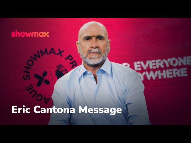 Brilliant! Watch Eric Cantona's stunt for Showmax Premier League live in studio