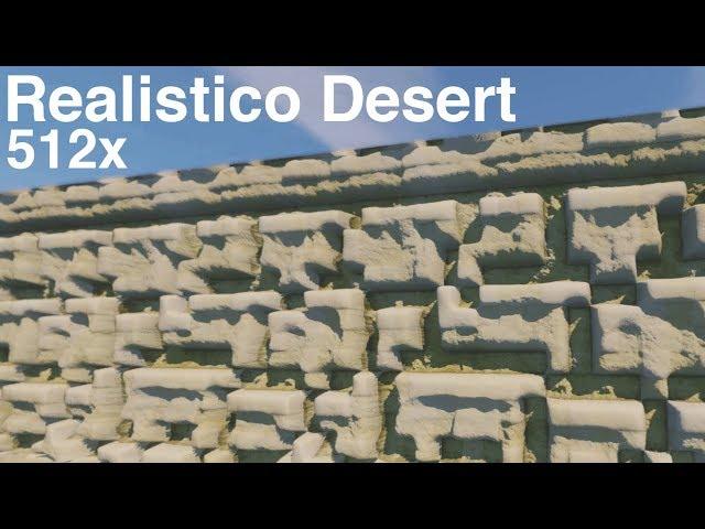 Realistico Desert 60FPS Minecraft Cinematic [Ultrawide 4K]