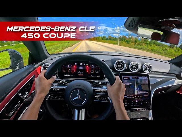 2024 Mercedes CLE 450 Coupe POV Silent Review - The BEST New Coupe? | 4K