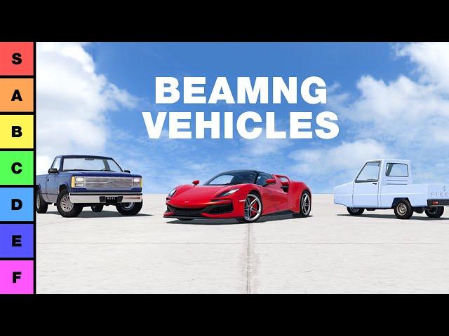 The Real BeamNG Vehicle Tier List