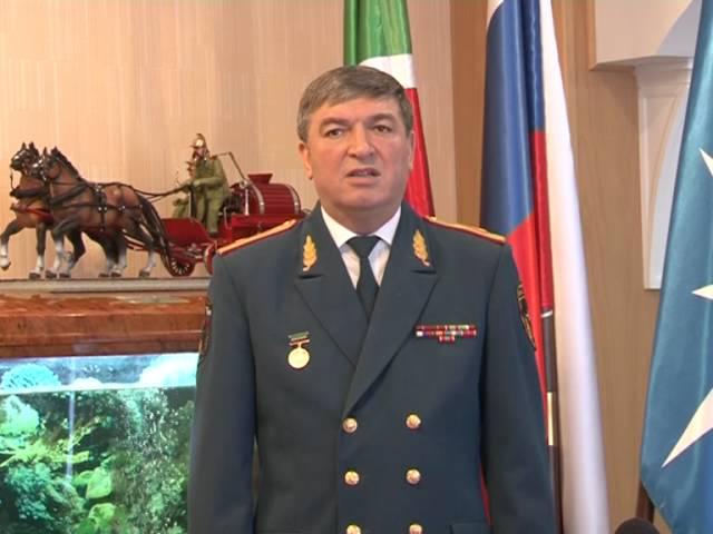 Поздравление главы МЧС Татарстана Рафиса Хабибуллина с 30 апреля - Днём пожарной охраны России