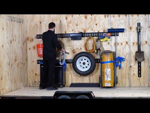 E-Track Tie-Down System For Trailers