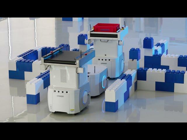 OMRON LD-60/90 Mobile Robots with Flexible Box Navigation