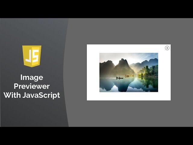 Previewing Image Before File Upload | HTML, CSS & JavaScript