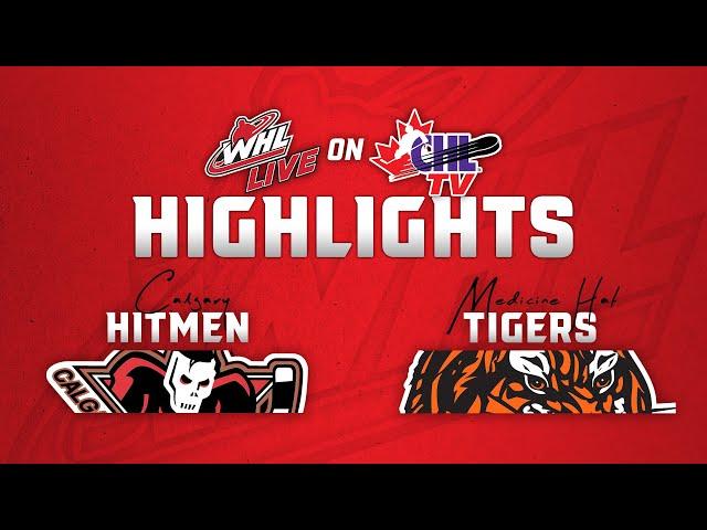 Calgary Hitmen at Medicine Hat Tigers 10/23 | WHL Highlights 2024-25