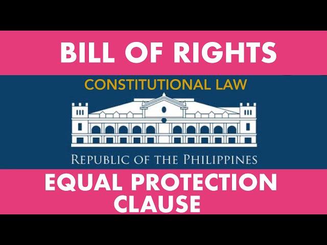 LAW VLOG#32: EQUAL PROTECTION CLAUSE | Bakit ABS-CBN lang ang pinatigil? #lawschool #lawstudent