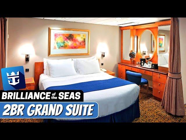 Brilliance of The Seas | 2BR Grand Suite Tour & Review 4K | Royal Caribbean Cruise Line