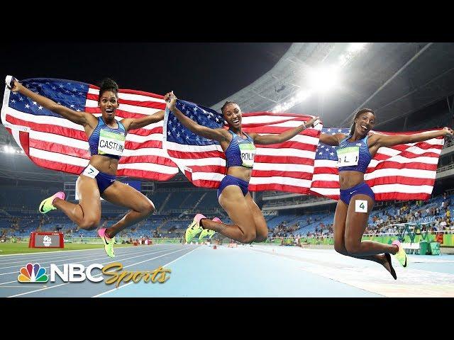 Team USA women sweep 100m hurdles podium in Rio | NBC Sports