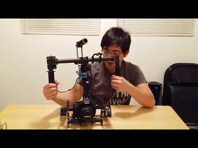 DSLR 3 Axis Handheld Brushless Gimbal.