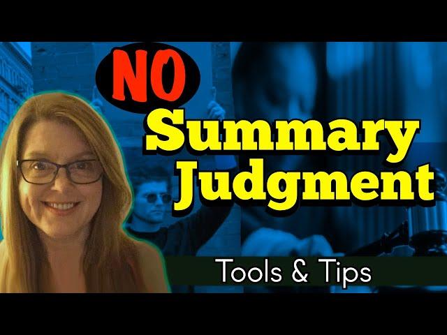 EEOC for Workers: Beat Summary Judgment with these Helpful Tips & Tools