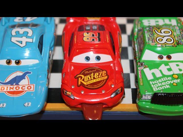 Mattel Disney Cars Finish Line Lightning McQueen - Piston Cup Rust-eze (Forlorn Favorites Ep. 11)