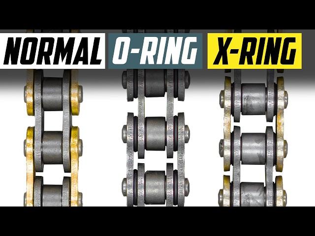 O-Ring vs X-Ring vs “Normal” Motorcycle Chains | What’s The Difference?