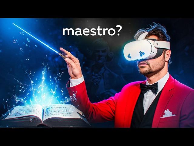 Classical Violinist Tries Conducting in VR